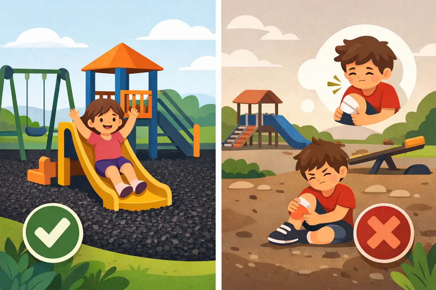 Rubber Mulch Playground: Smart or Not?