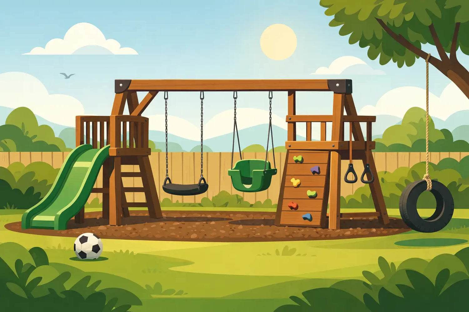Backyard Swing Sets That Last for Years
