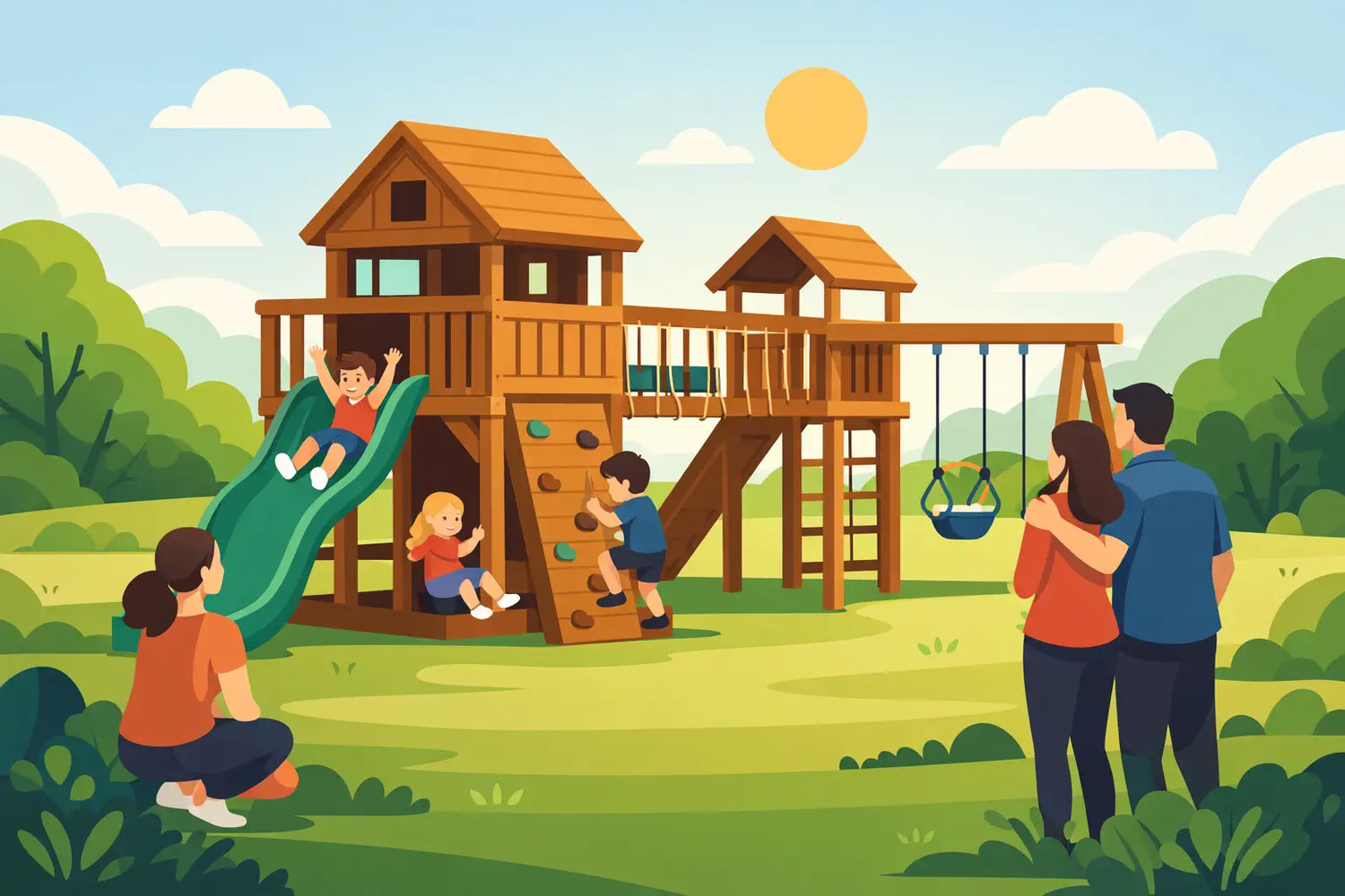 Premium Wooden Playset Review for Families