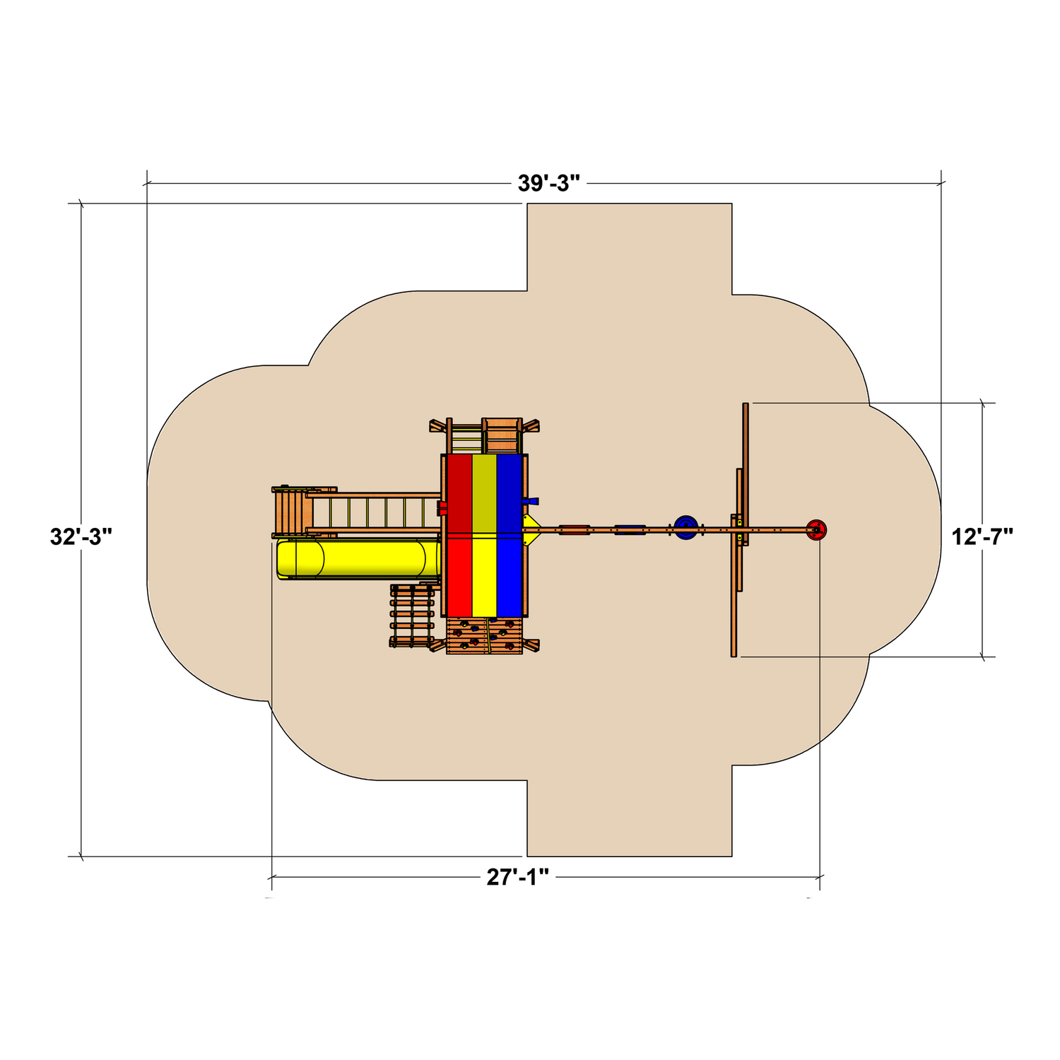 Circus Castle Pkg III Tricked Out (11I) Playset