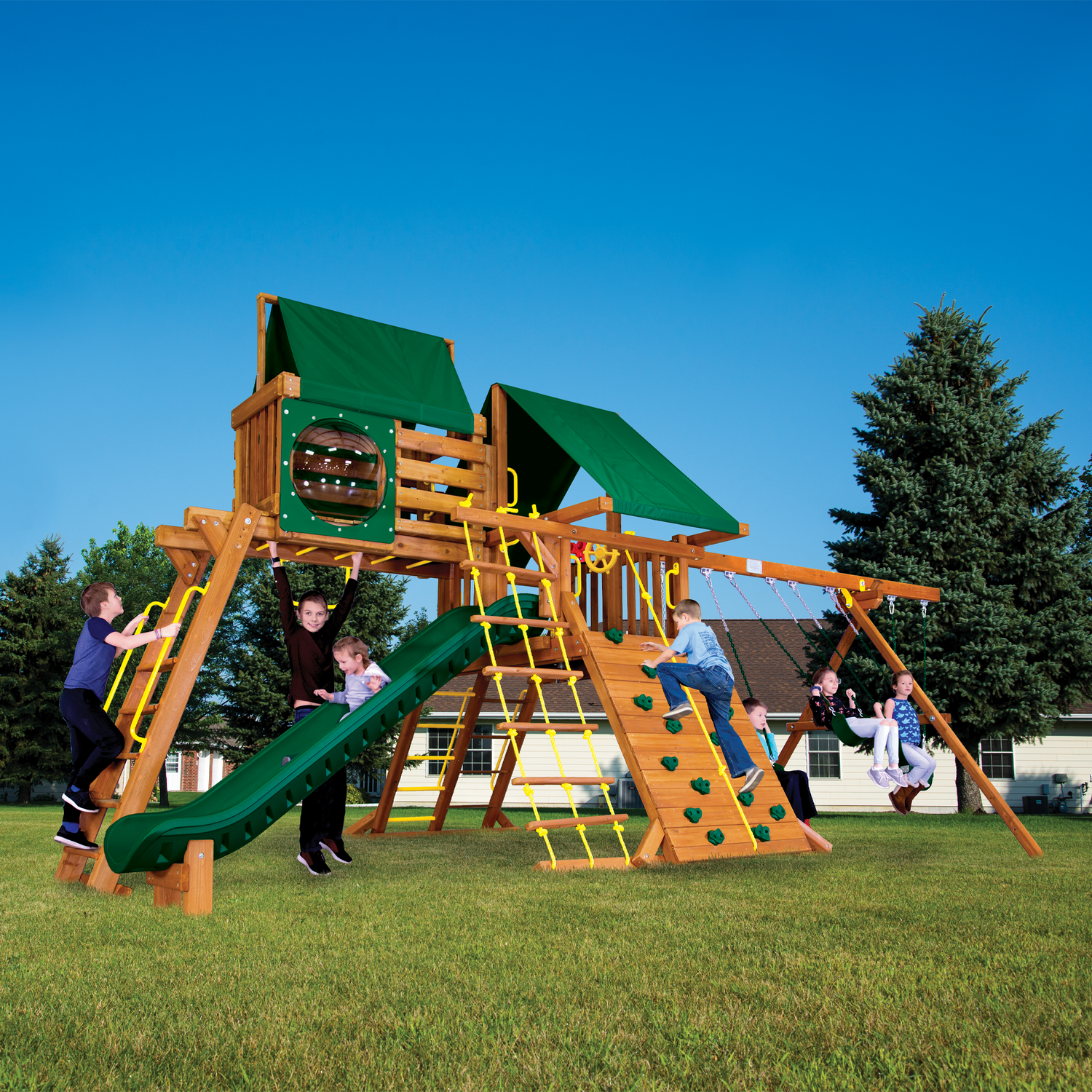 Circus Castle Pkg IV Forest Green (11J) Playset