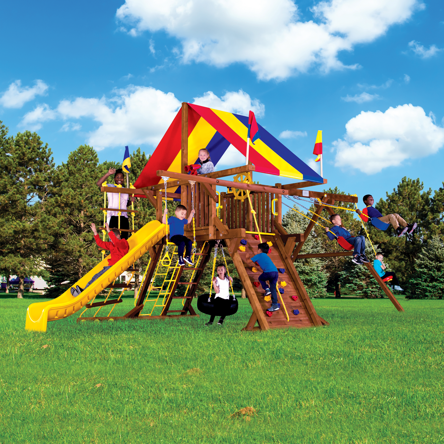 Sunshine Castle Pkg II Feature Model (12A) - Rainbow Play of NC