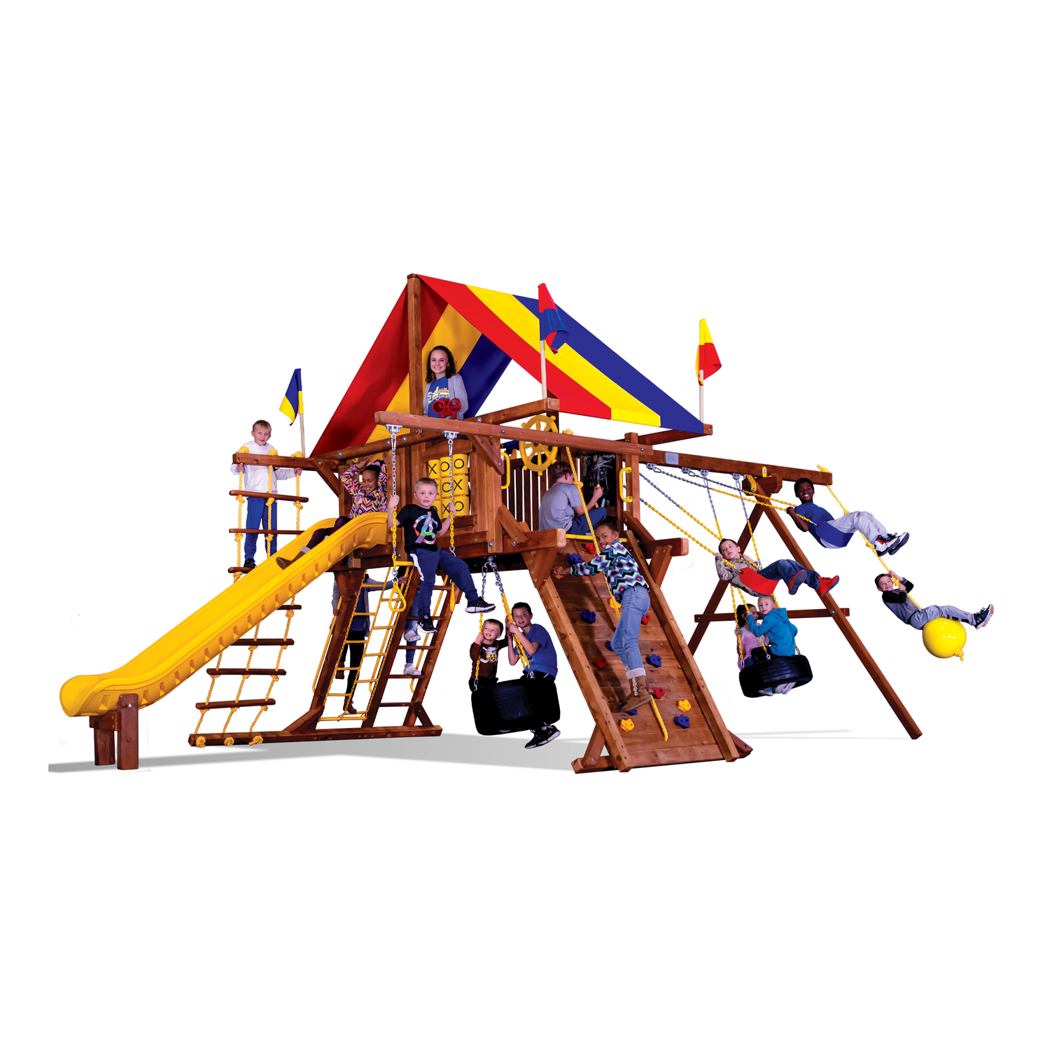 Rainbow Super Castle Pkg II Maxed Out (17E) - Rainbow Play of NC
