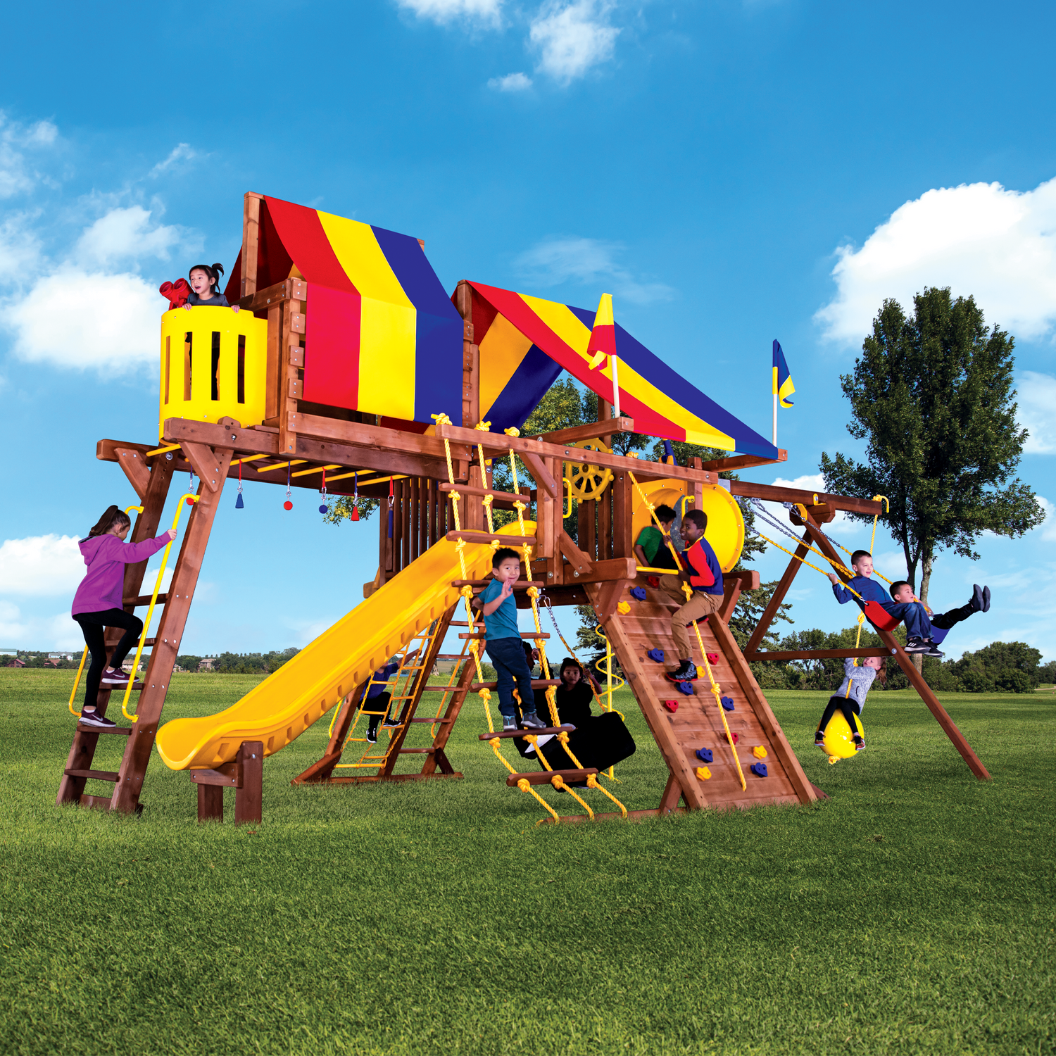 Rainbow Super Castle Pkg IV Treasure Chest (18F) - Rainbow Play of NC