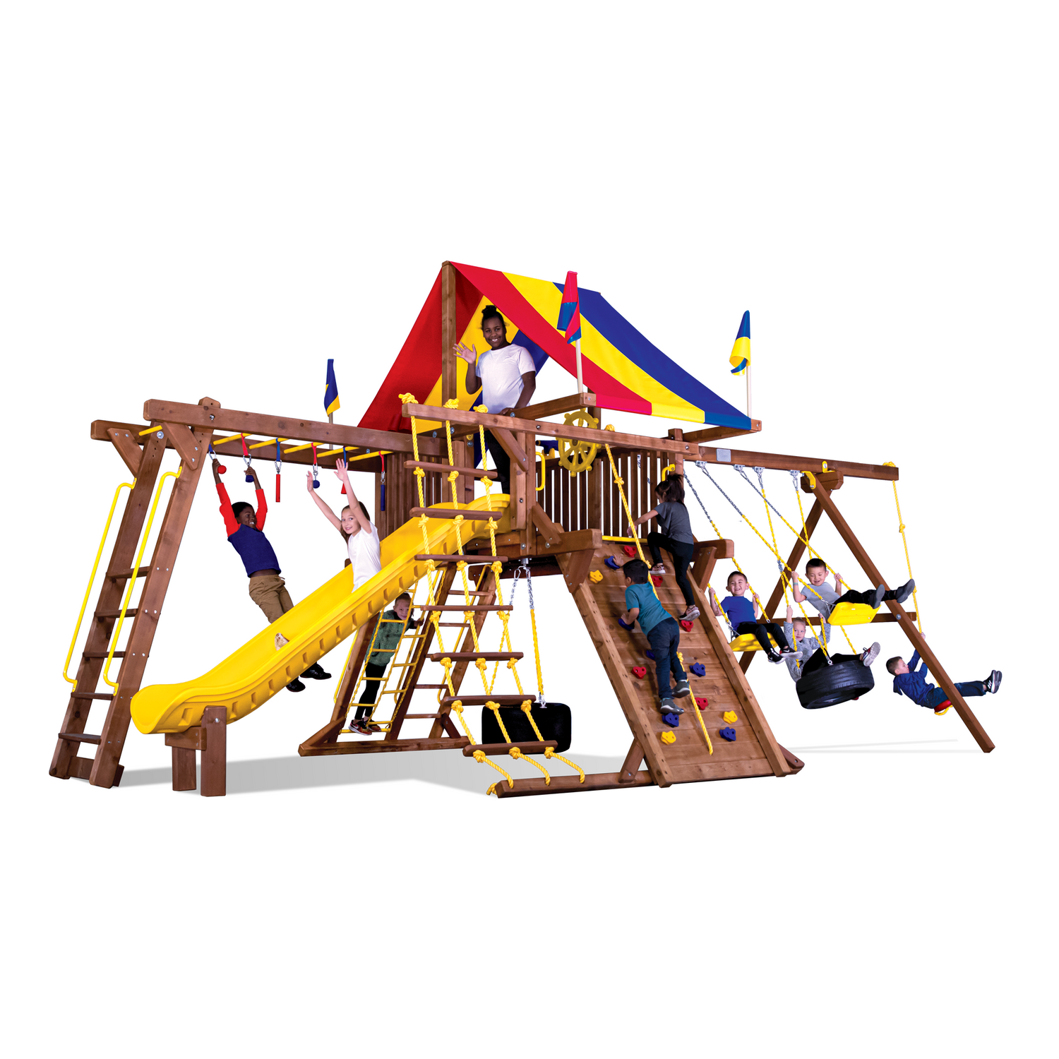 Rainbow Super Castle Pkg III Loaded (19H) - Rainbow Play of NC