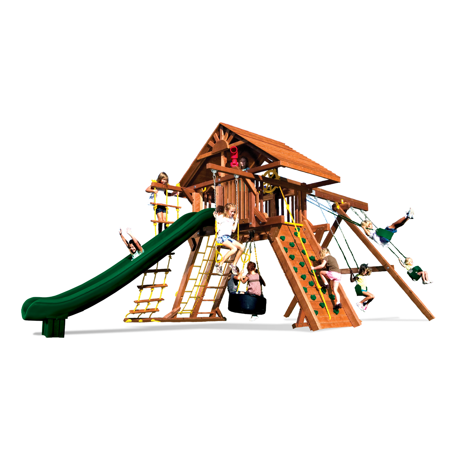 Monster Castle Pkg II with Wooden Roof (21D) - Rainbow Play of NC