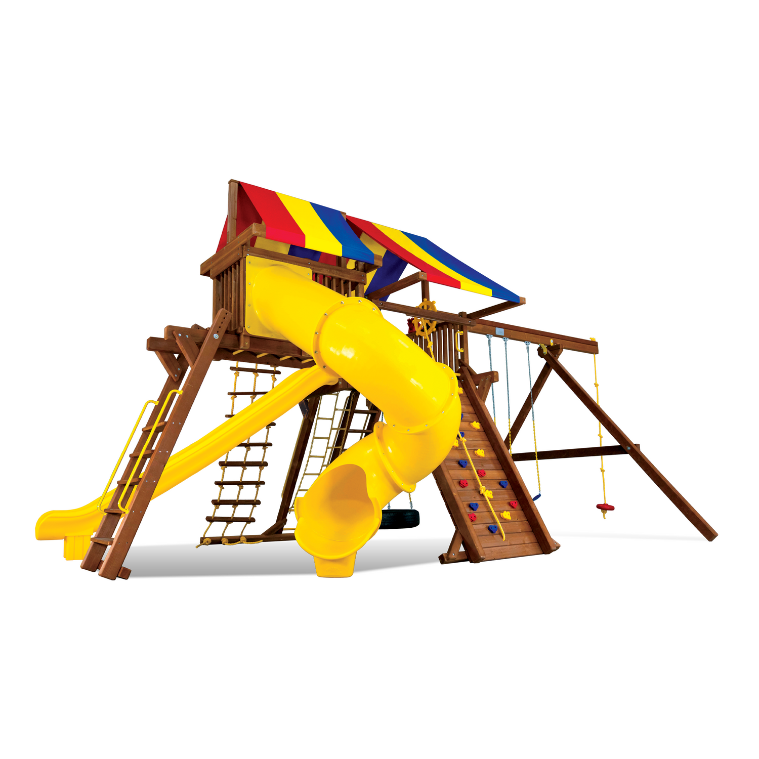 King Kong Castle Base Pkg V with 270° Spiral Slide (25E) - Rainbow Play of NC