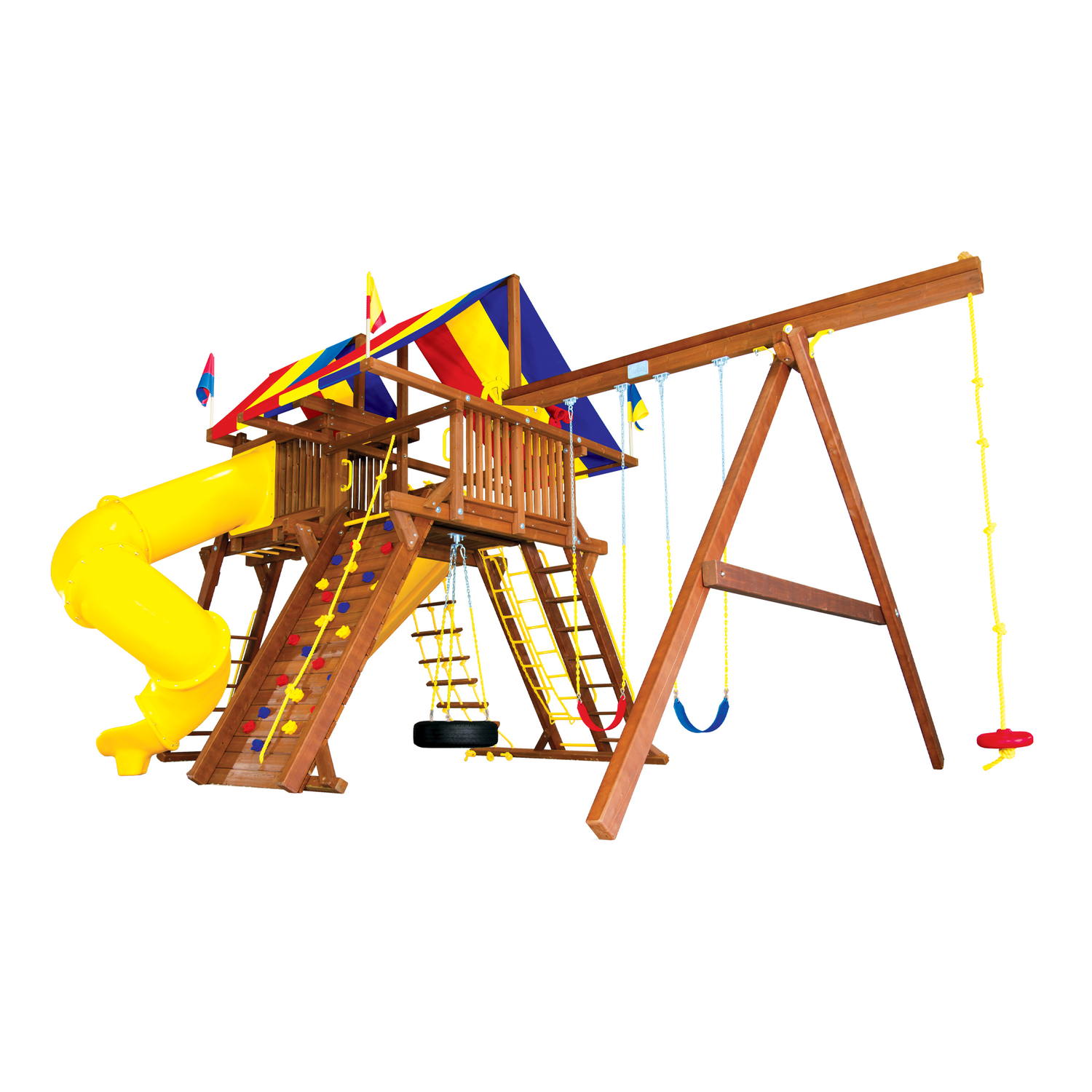 King Kong Castle Base Pkg V with 270° Spiral Slide (25E) - Rainbow Play of NC