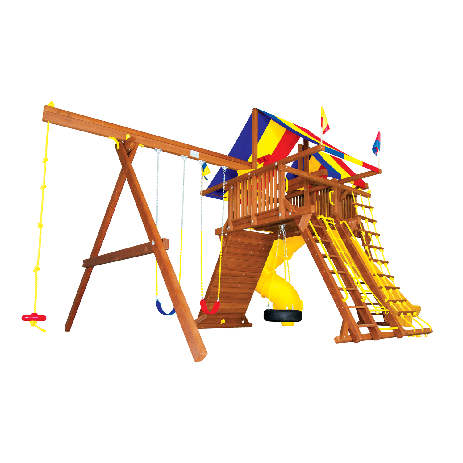 King Kong Castle Base Pkg V with 270° Spiral Slide (25E) - Rainbow Play of NC