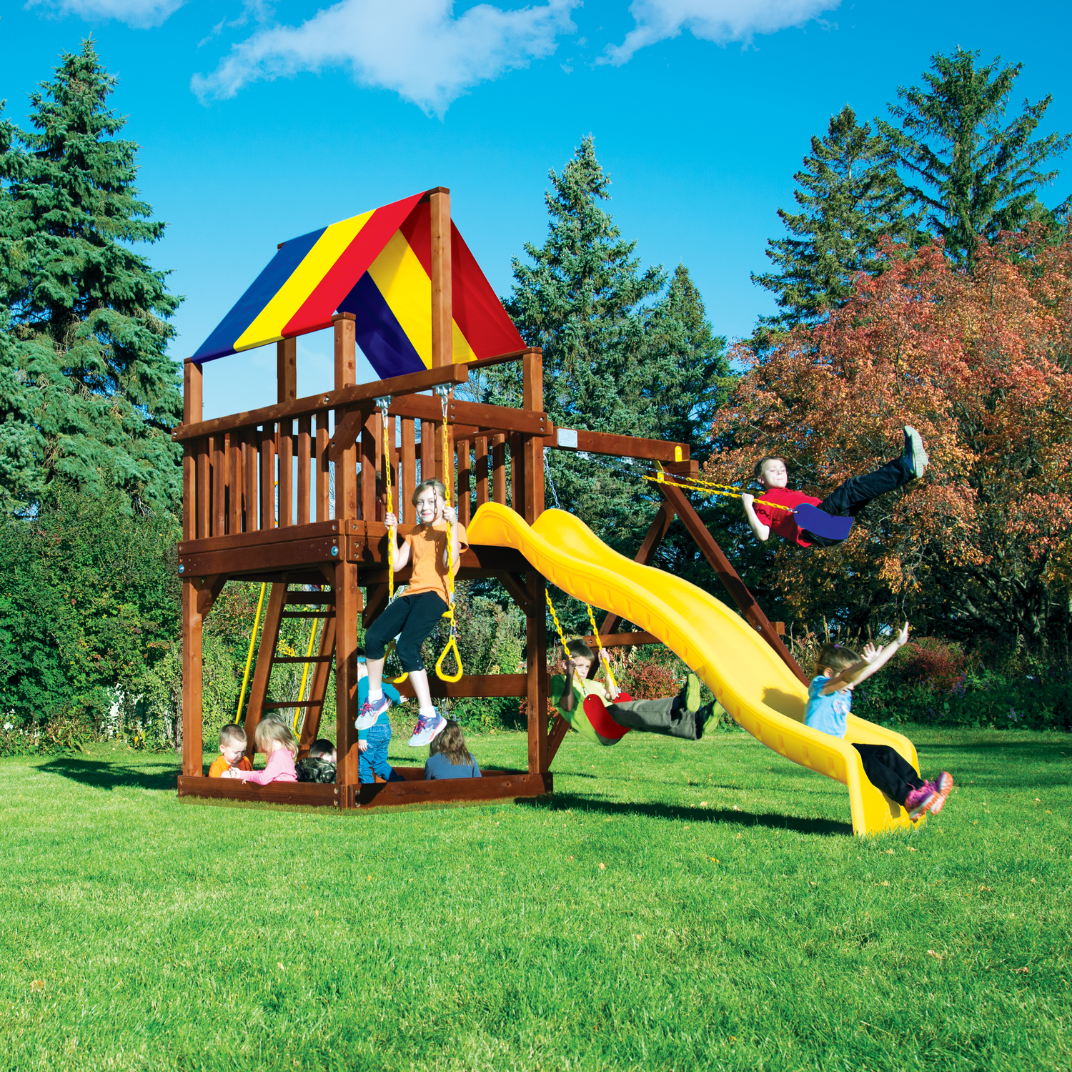 Circus Clubhouse Pkg II Basic (29C) Playset - Rainbow Play of NC