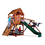 Circus Clubhouse Pkg II Loaded with Wooden Roof (29D) - Rainbow Play of NC