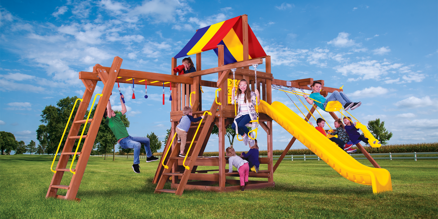 Circus Clubhouse Pkg III Wonderland (31G) Playset - Rainbow Play of NC