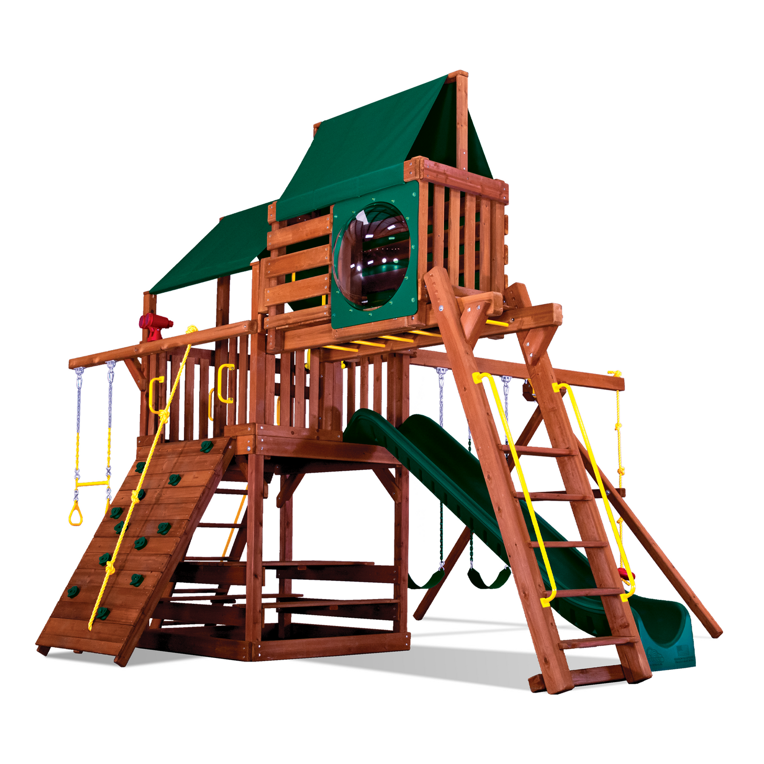 Circus Clubhouse Pkg IV Forest Green (31H) Playset - Rainbow Play of NC