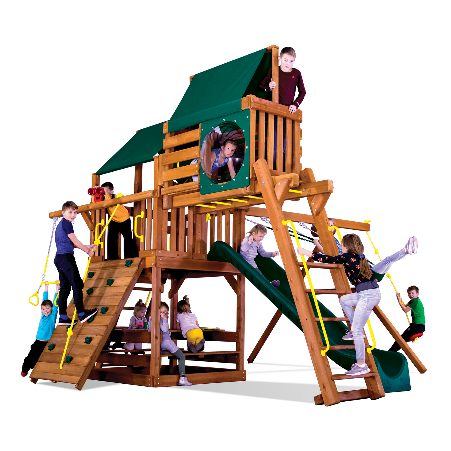 Circus Clubhouse Pkg IV Forest Green (31H) Playset - Rainbow Play of NC
