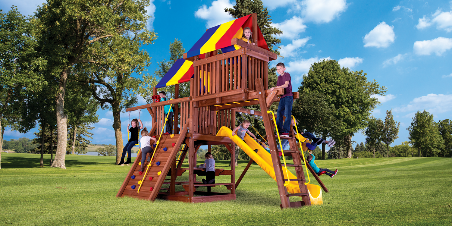 Sunshine Clubhouse Pkg IV Loaded RYB (35H) - Rainbow Play of NC