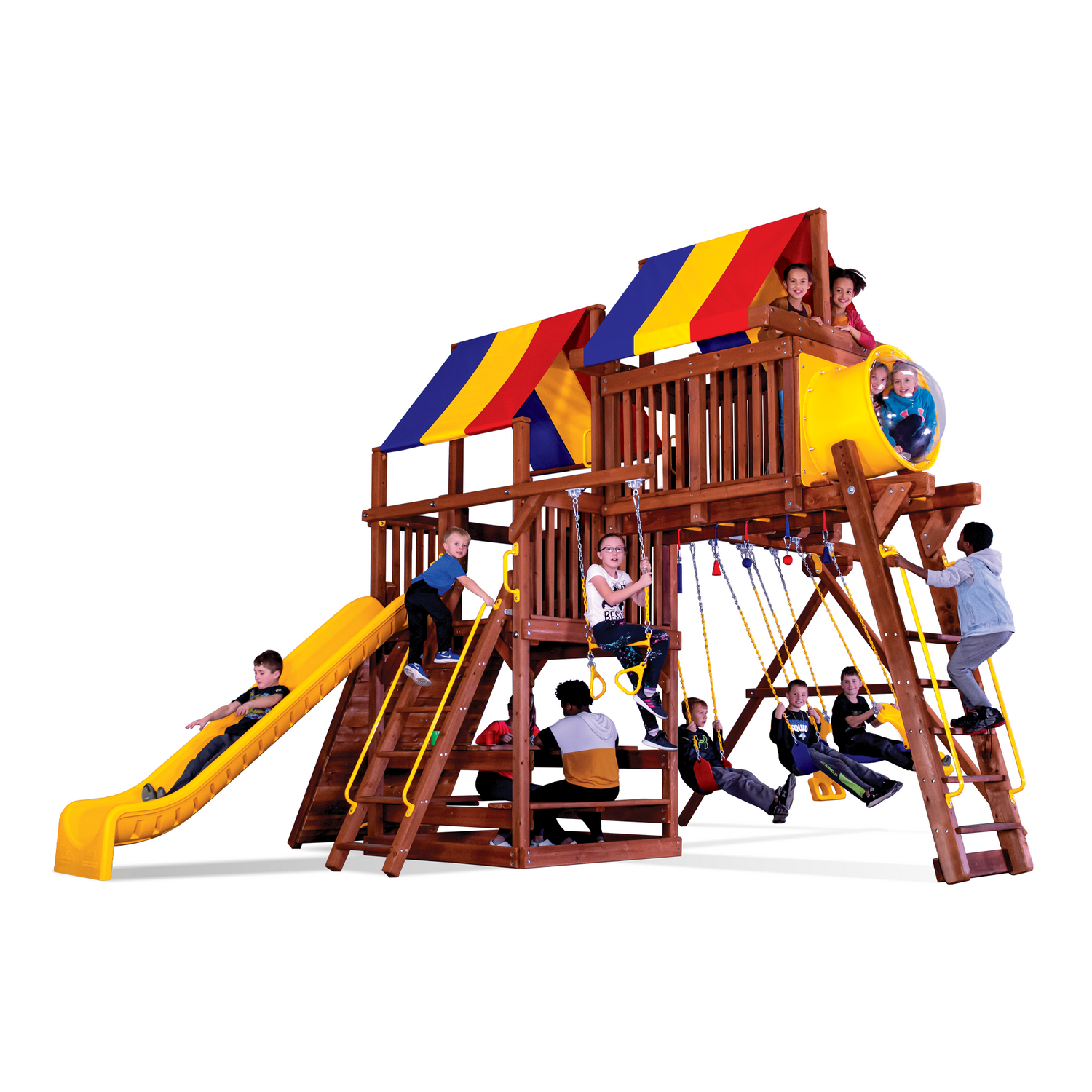 Sunshine Clubhouse Pkg IV with Bells & Whistles (35I) - Rainbow Play of NC