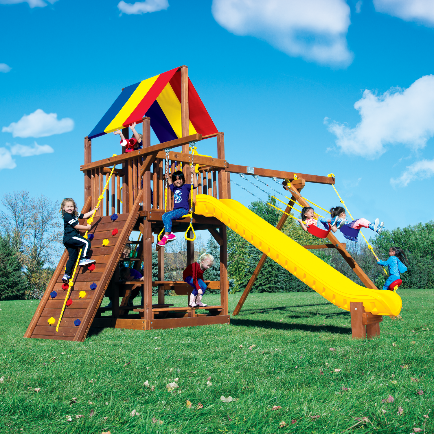 Rainbow Clubhouse Pkg II Feature Model (36A) - Rainbow Play of NC