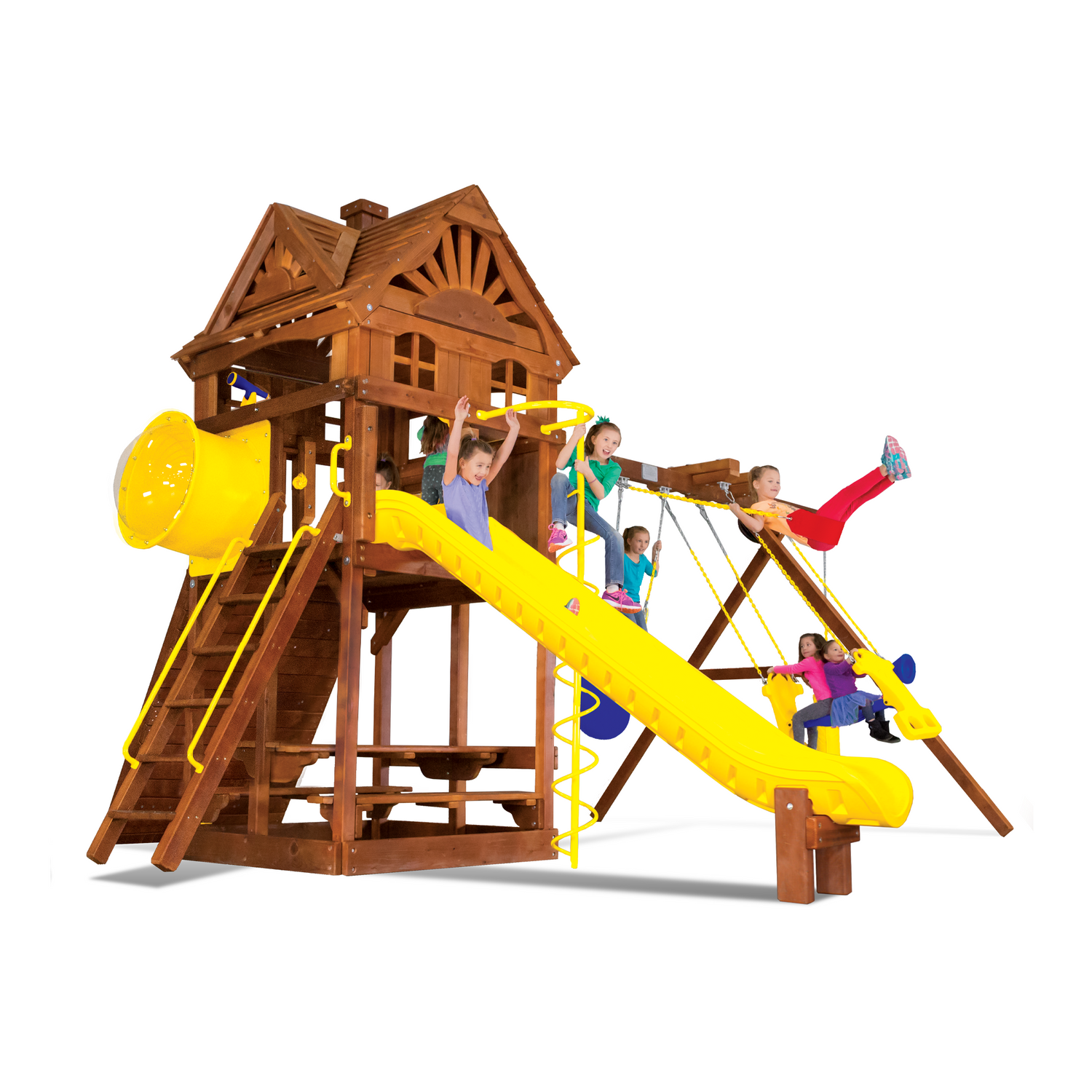 Rainbow Clubhouse Pkg II with Specialty Features (37C) - Rainbow Play of NC