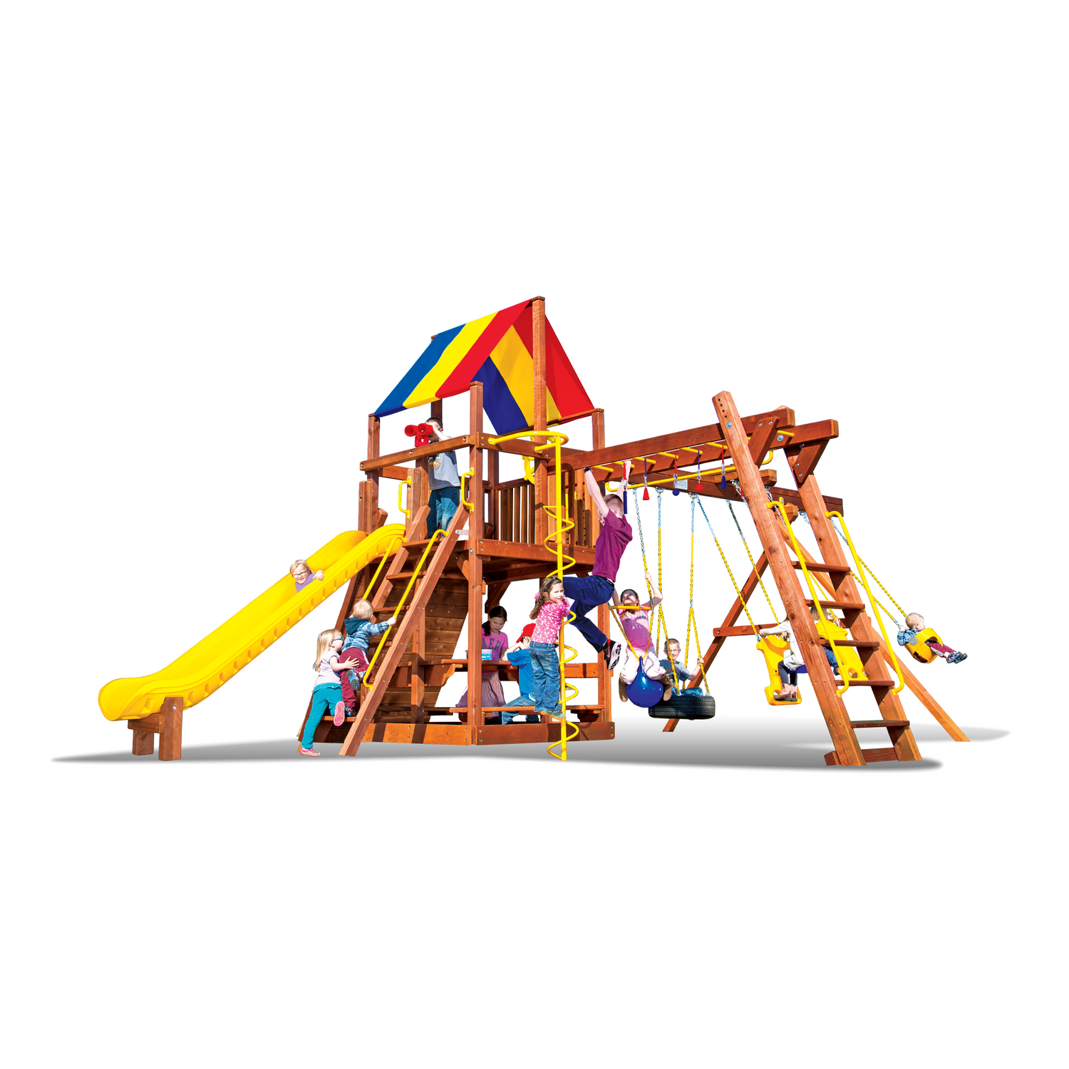 Rainbow Clubhouse Pkg III Action Packed (37D) - Rainbow Play of NC