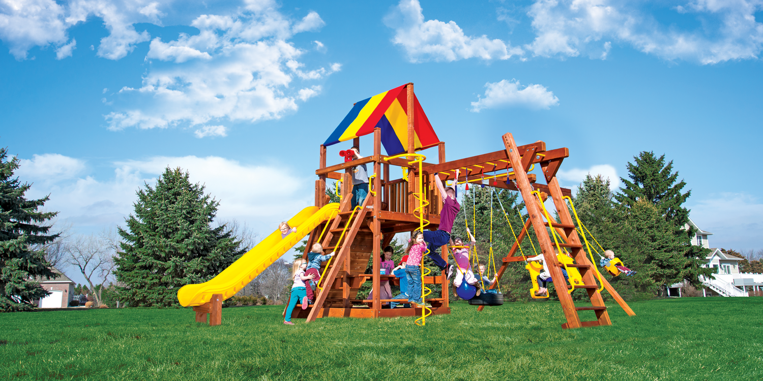 Rainbow Clubhouse Pkg III Action Packed (37D) - Rainbow Play of NC