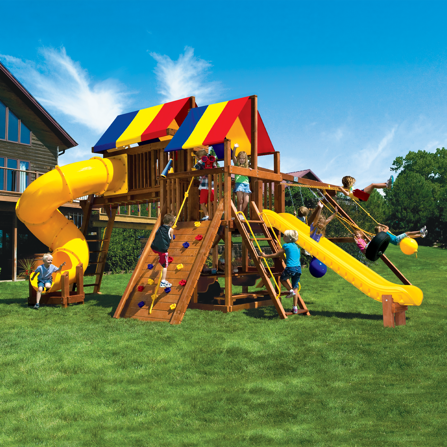 Rainbow Clubhouse Pkg V Magnificent (38F) - Rainbow Play of NC