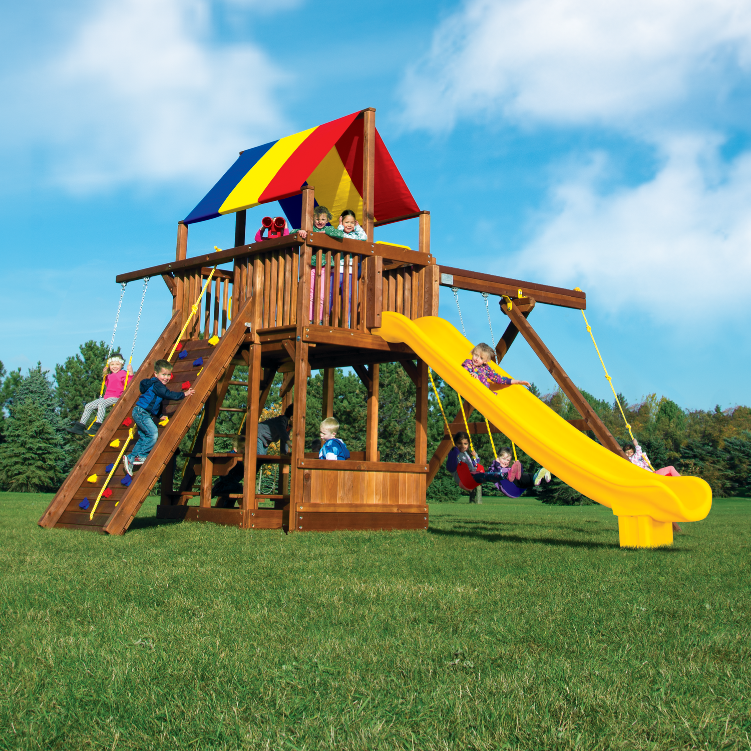 Monster Clubhouse Pkg II Feature Model (40A) - Rainbow Play of NC