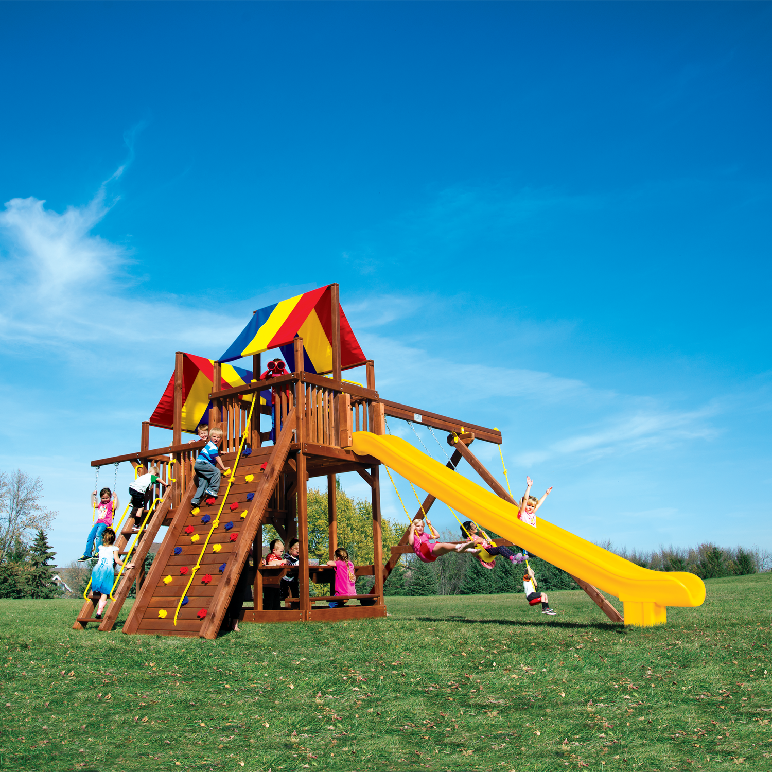 King Kong Clubhouse Pkg II Feature Model (44A) - Rainbow Play of NC