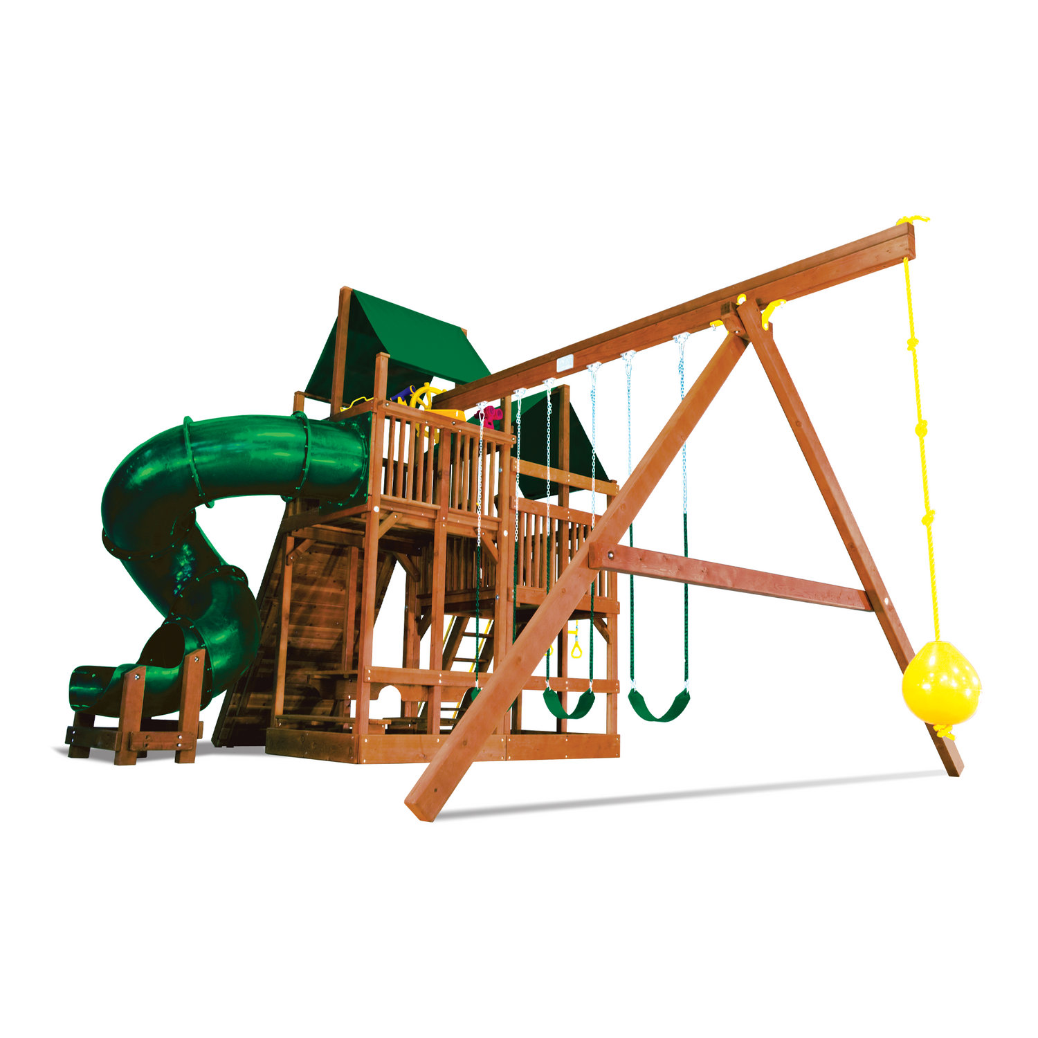 King Kong Clubhouse Pkg II with 360˚Spiral Slide (45B) - Rainbow Play of NC