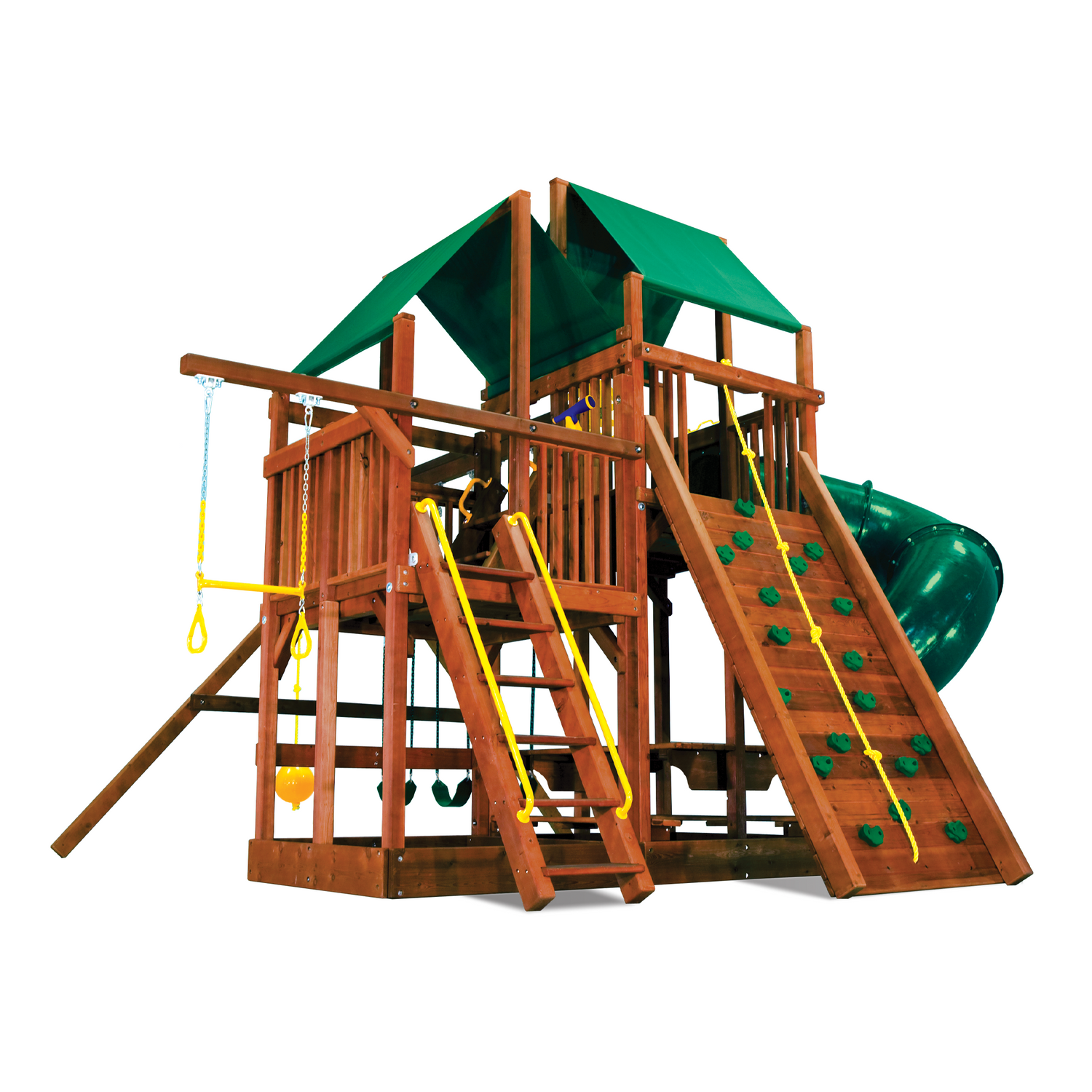 King Kong Clubhouse Pkg II with 360˚Spiral Slide (45B) - Rainbow Play of NC