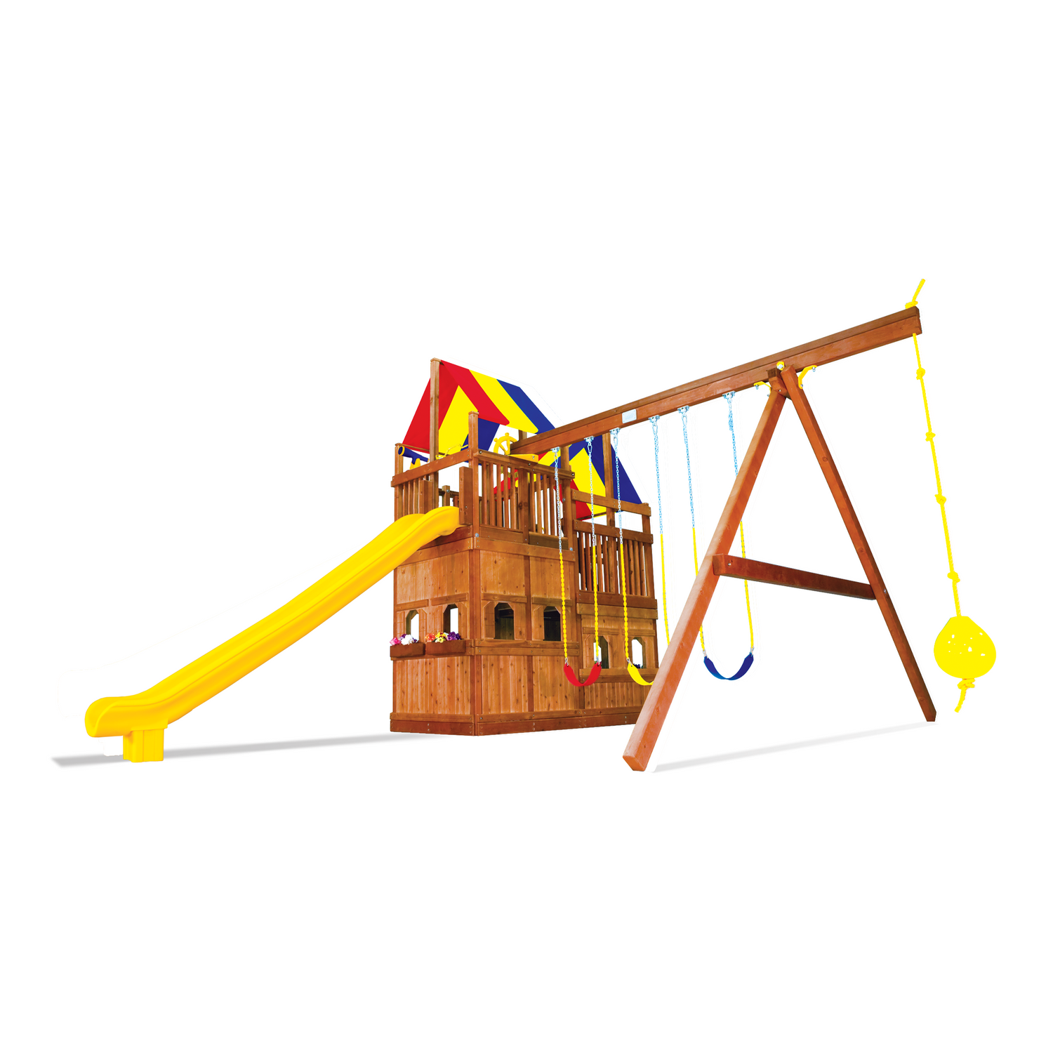 King Kong Clubhouse Pkg II with Playhouse (45C) - Rainbow Play of NC