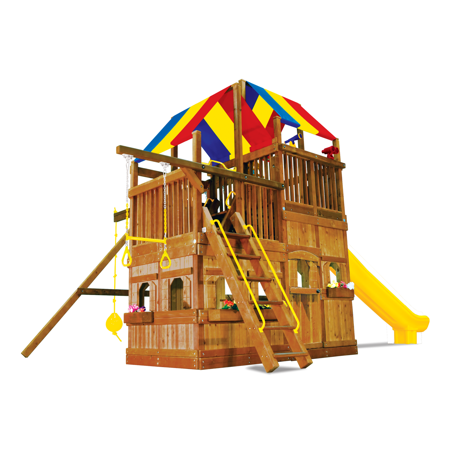 King Kong Clubhouse Pkg II with Playhouse (45C) - Rainbow Play of NC
