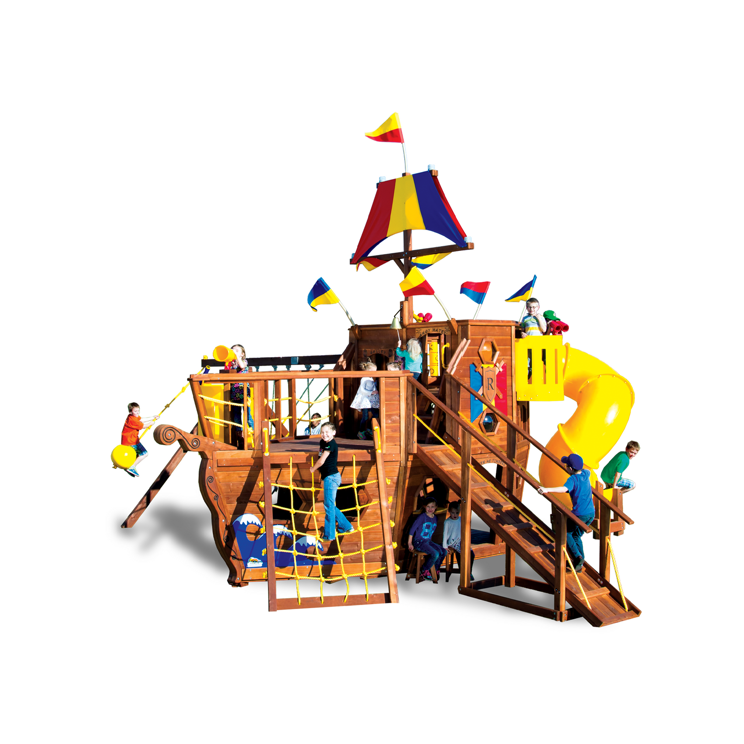 The Ship Pkg II with 360° Spiral Slide (93A) - Rainbow Play of NC