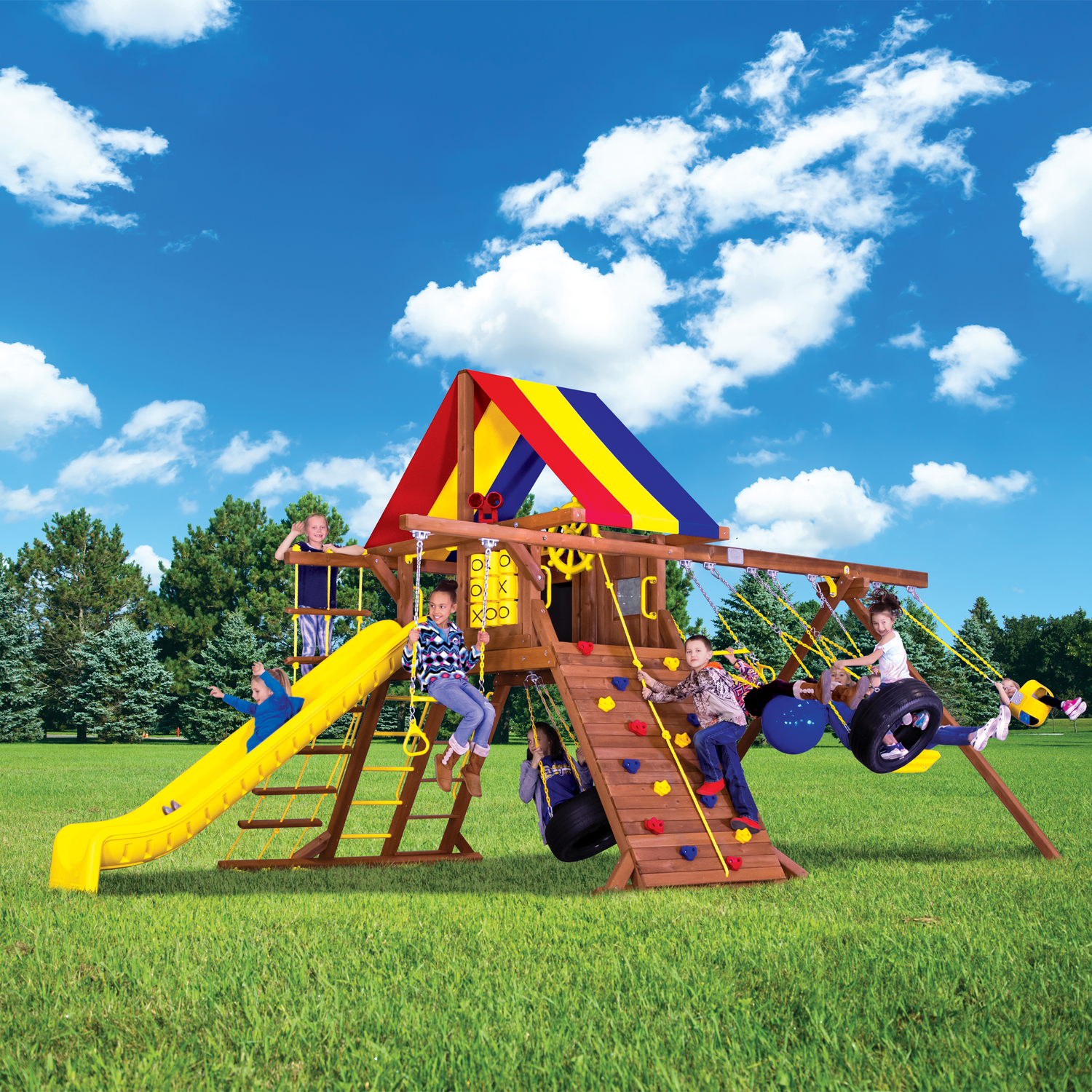 Circus Castle Pkg II Completely Maxed Out (9C) Playset - Rainbow Play of NC