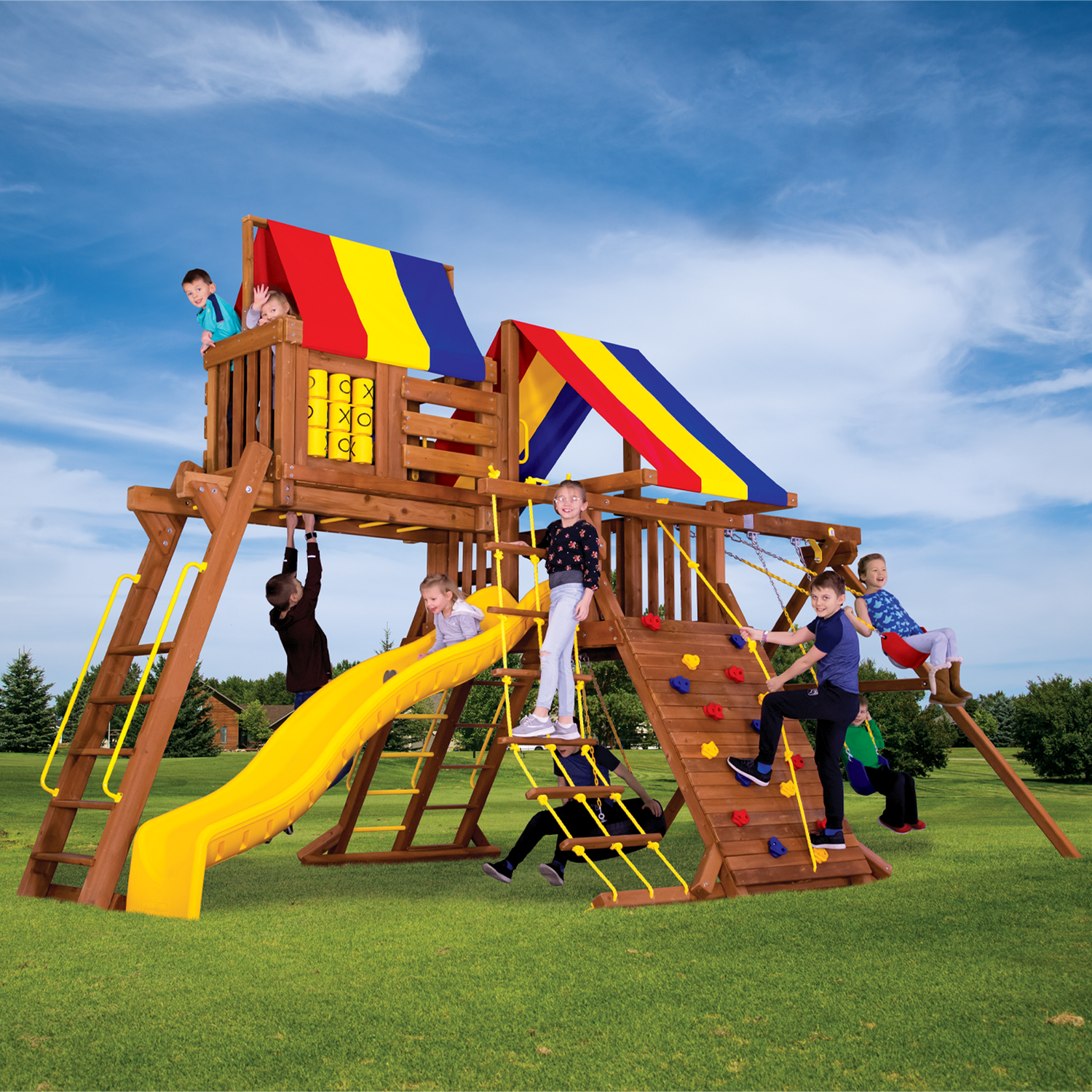 Circus Castle Pkg IV Popular (9E) Playset - Rainbow Play of NC