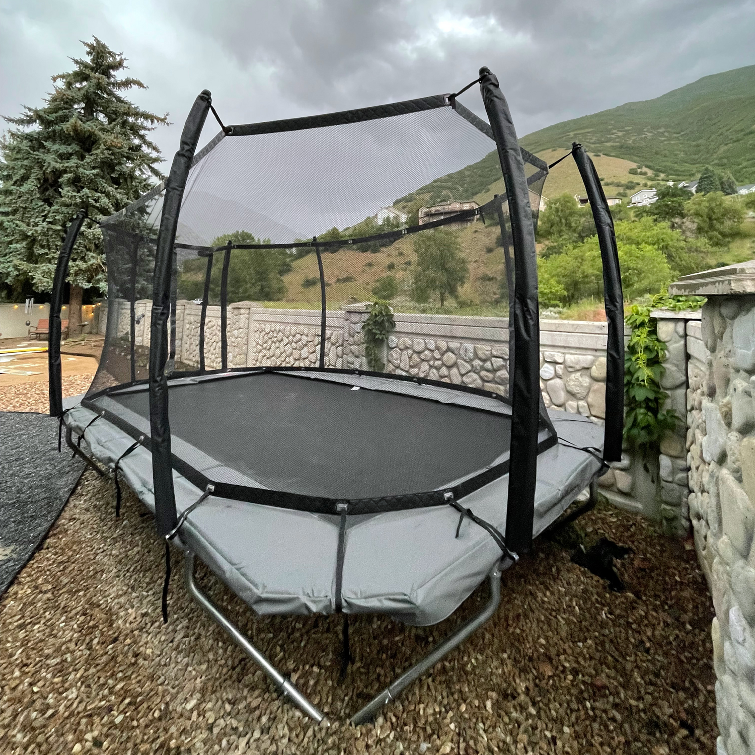Rectangle Pro-Line Avyna Above Ground Trampoline