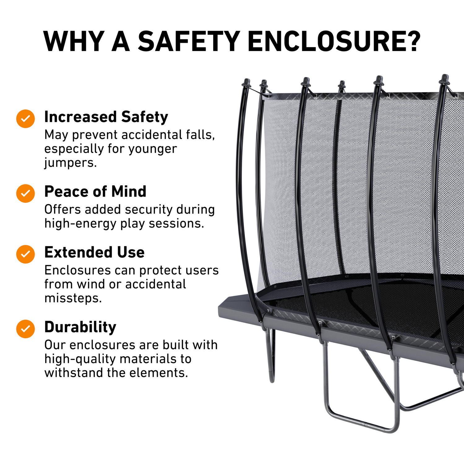 Rectangle Pro-Line Avyna Above Ground Trampoline