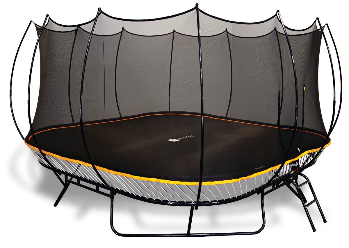 Free Jump Square Springless Trampoline