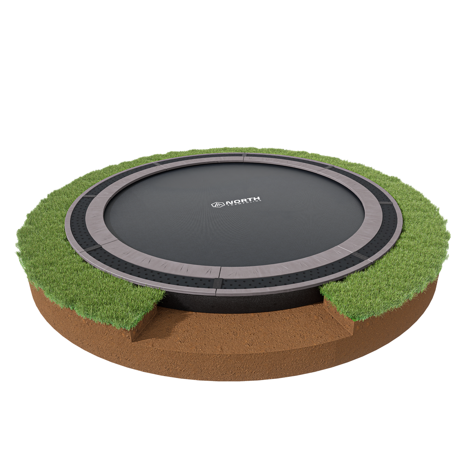 North Round In-ground Trampoline