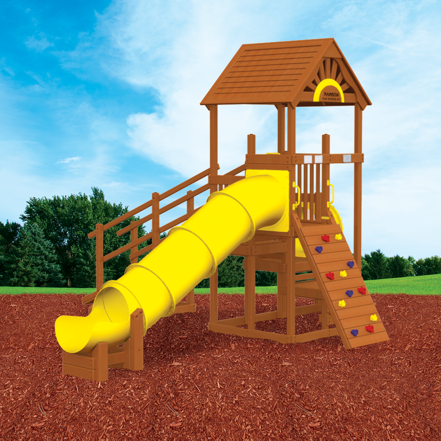 Rainbow Play Village Design 304 (20) - Rainbow Play of NC