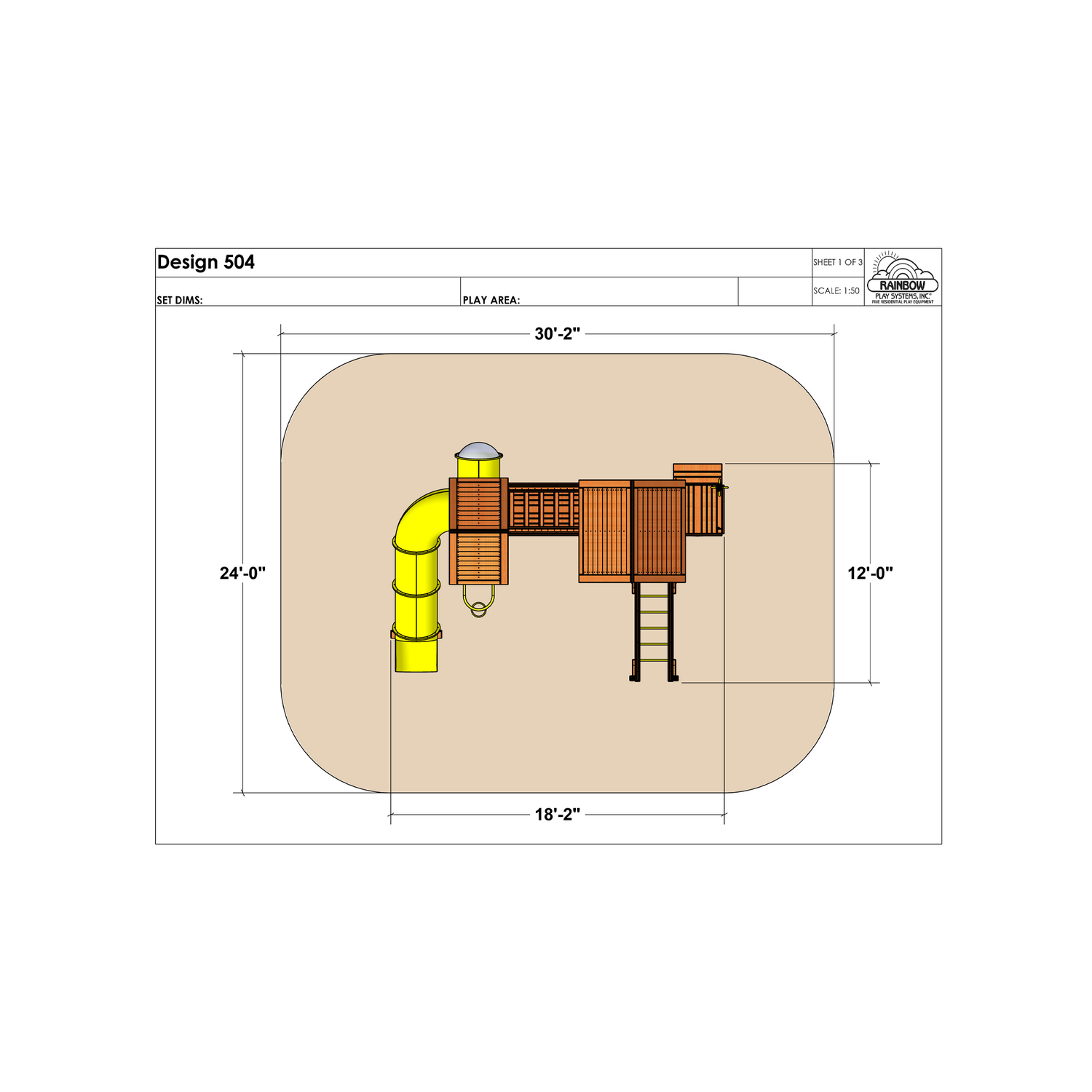 Rainbow Play Village Design 504 (29) - Rainbow Play of NC