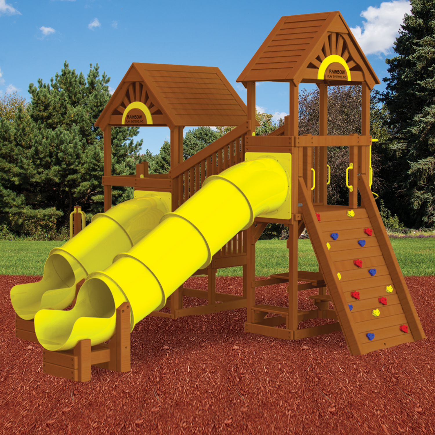 Rainbow Play Village Design 505 (30) - Rainbow Play of NC