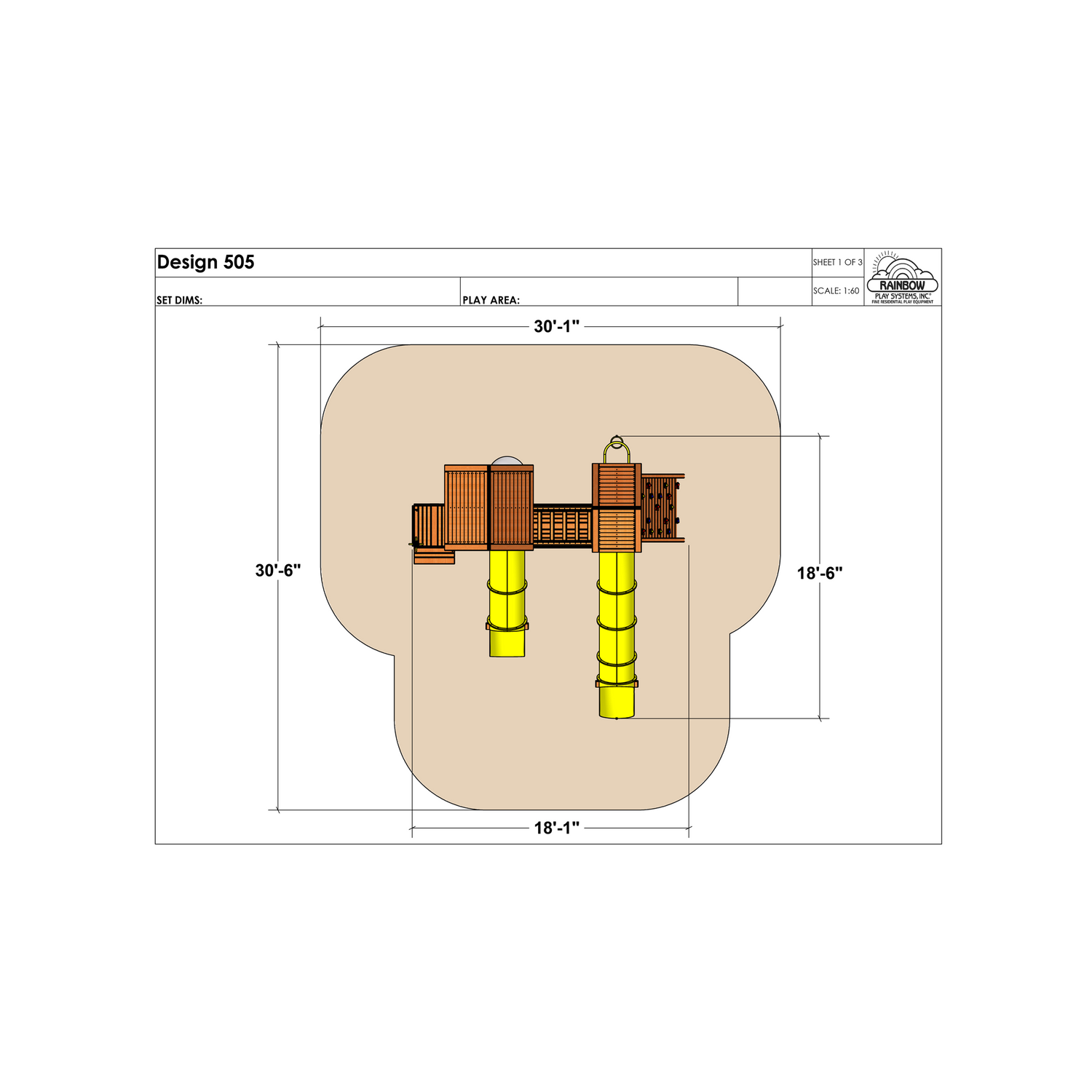 Rainbow Play Village Design 505 (30) - Rainbow Play of NC