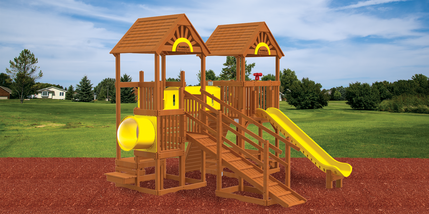 Rainbow Play Village Design 604 (36) - Rainbow Play of NC