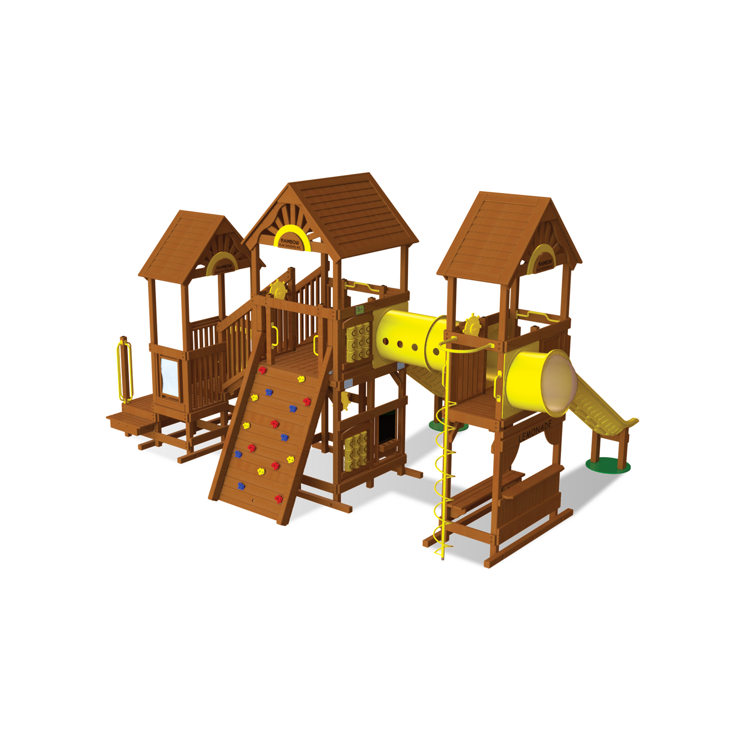 Rainbow Play Village Design 801 (40) - Rainbow Play of NC