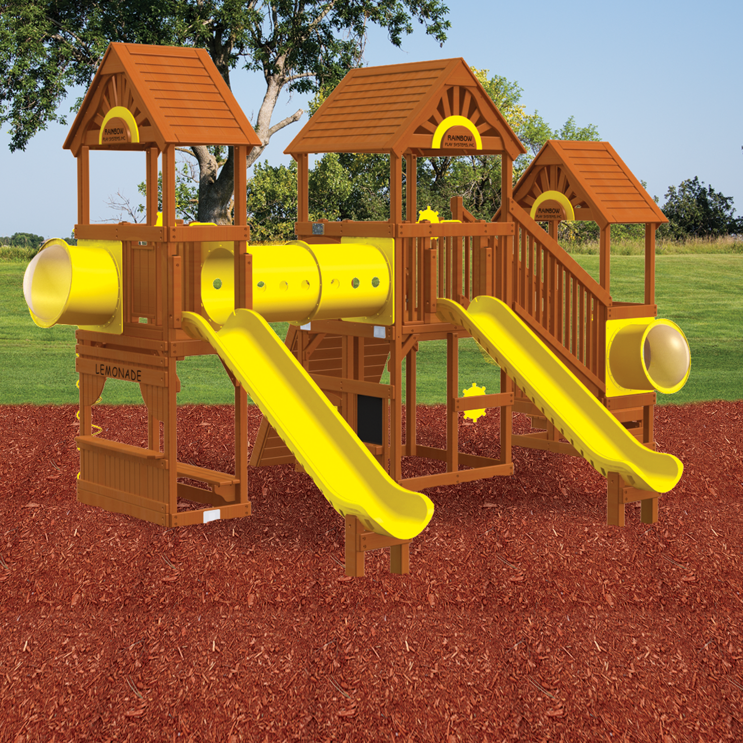 Rainbow Play Village Design 801 (40) - Rainbow Play of NC
