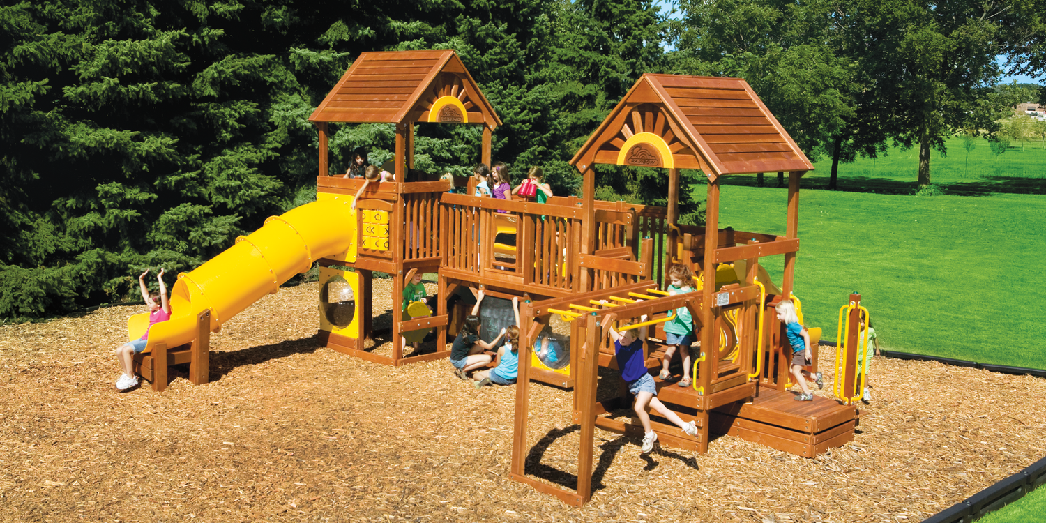 Rainbow Play Village Design B (7) - Rainbow Play of NC