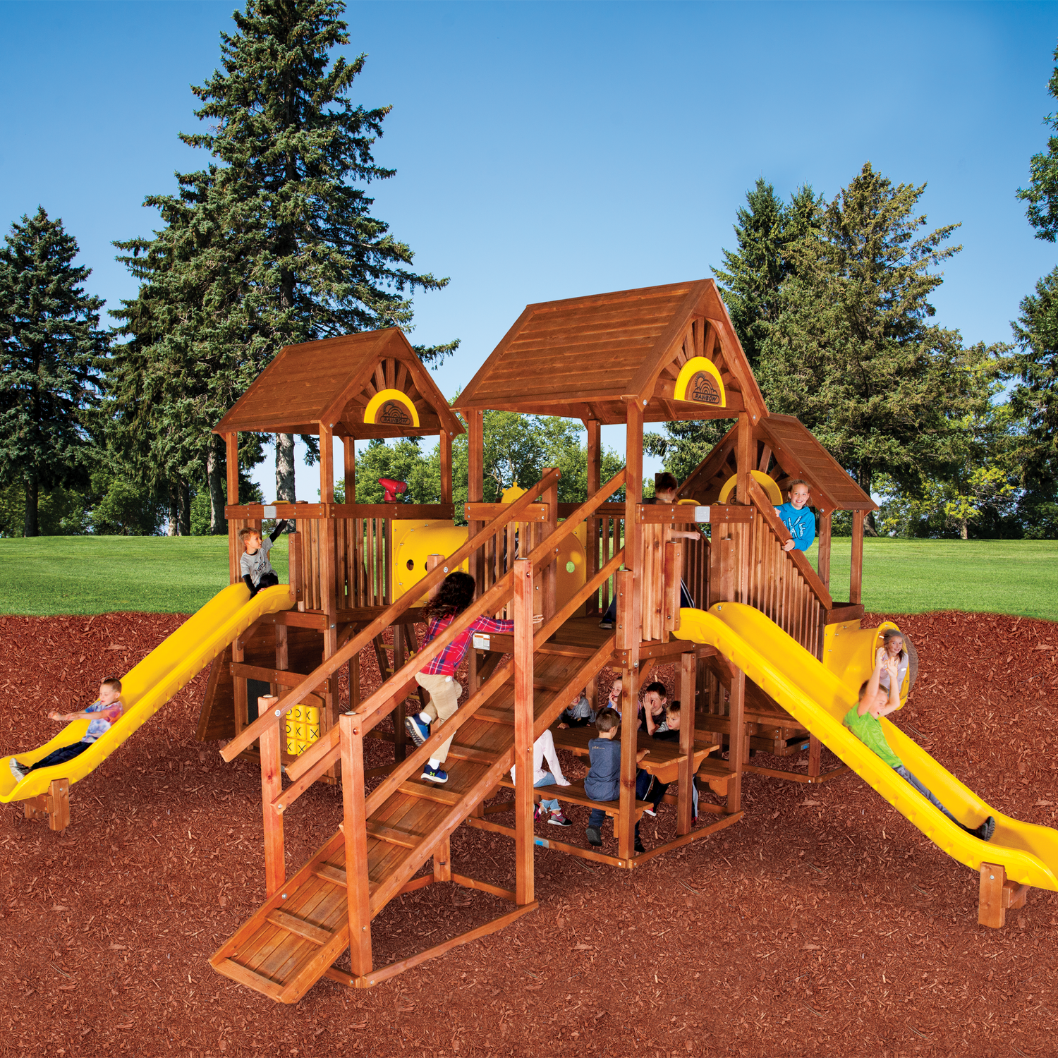 Rainbow Play Village Design E (10) - Rainbow Play of NC