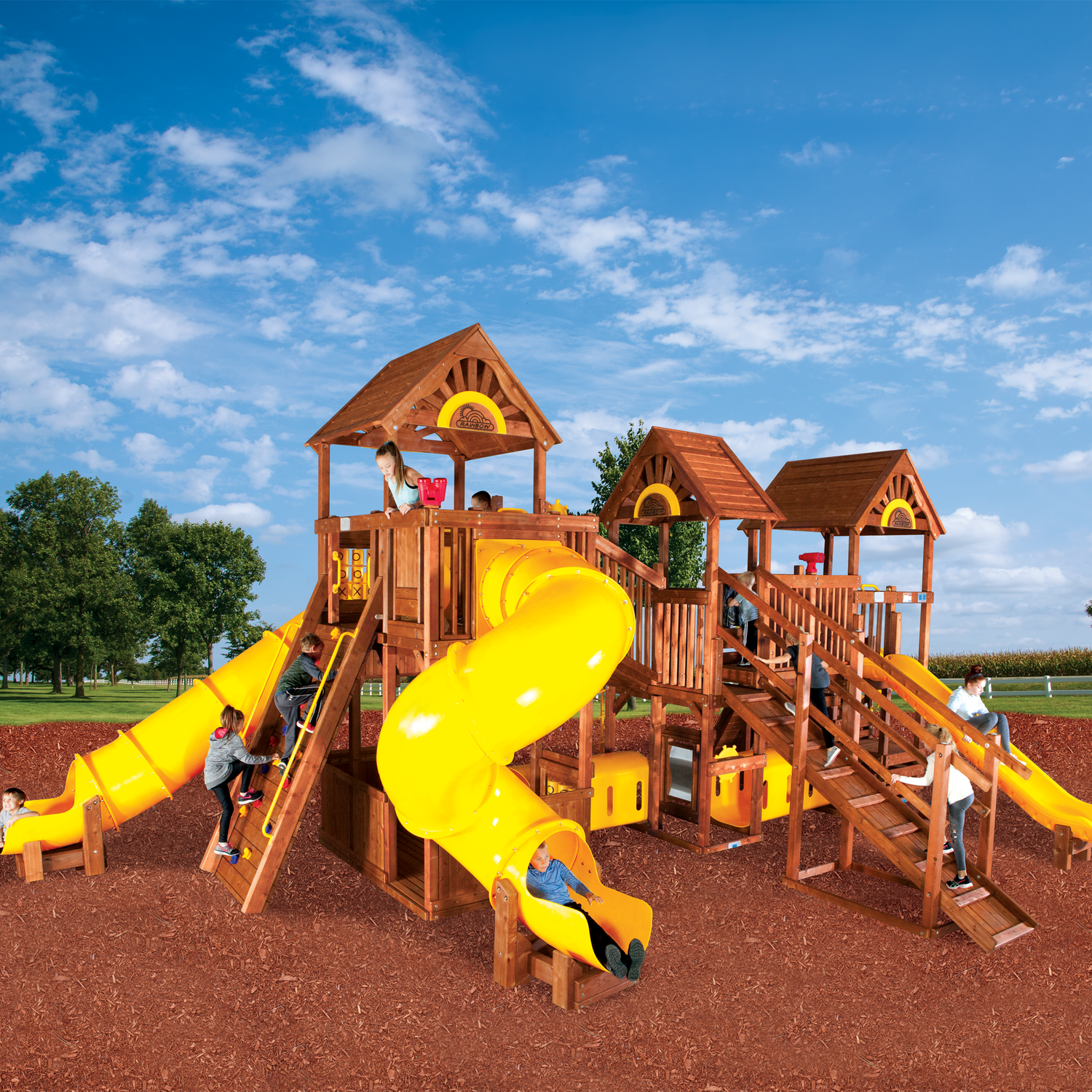 Rainbow Play Village Design F (11) - Rainbow Play of NC