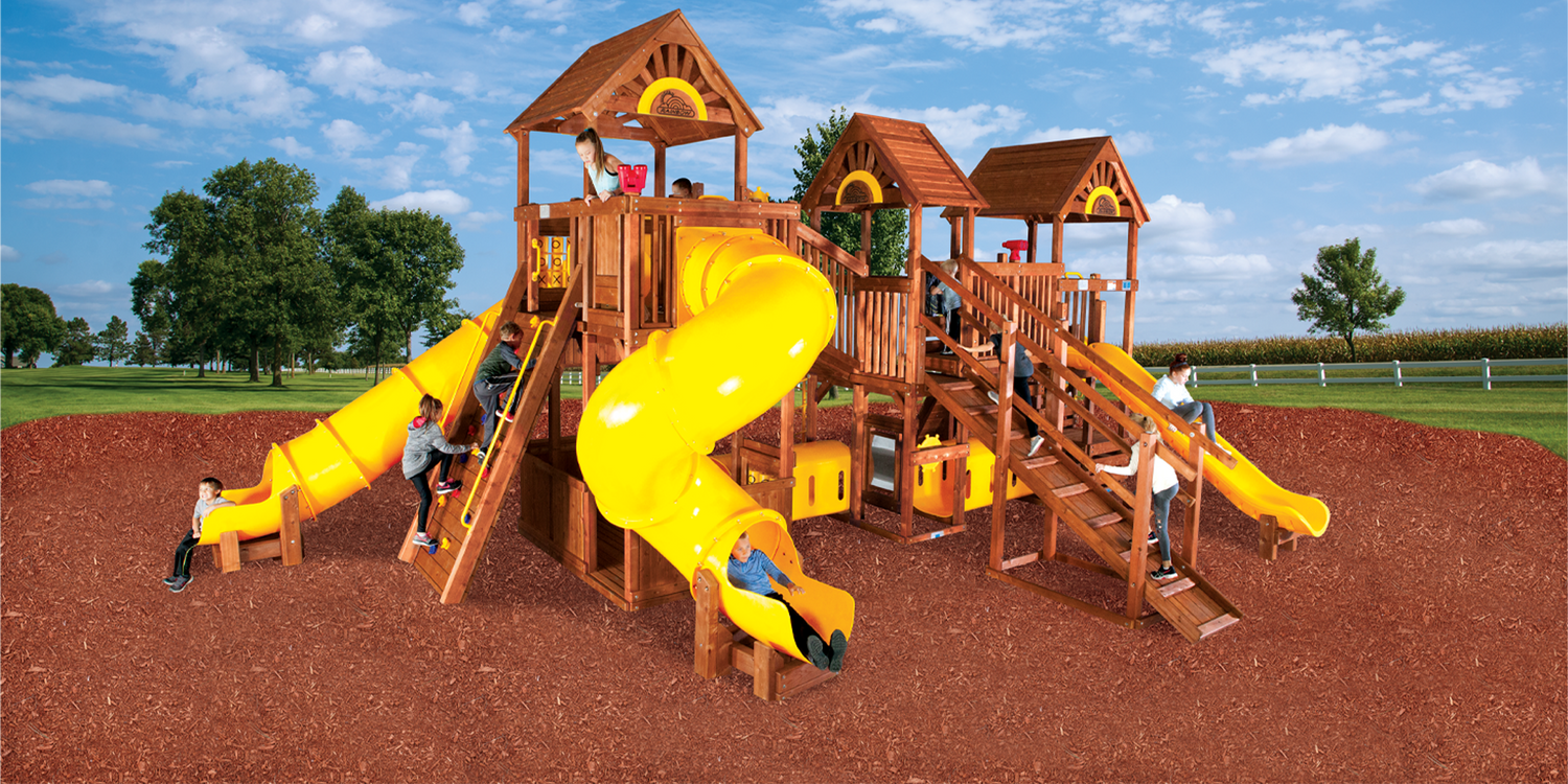 Rainbow Play Village Design F (11) - Rainbow Play of NC