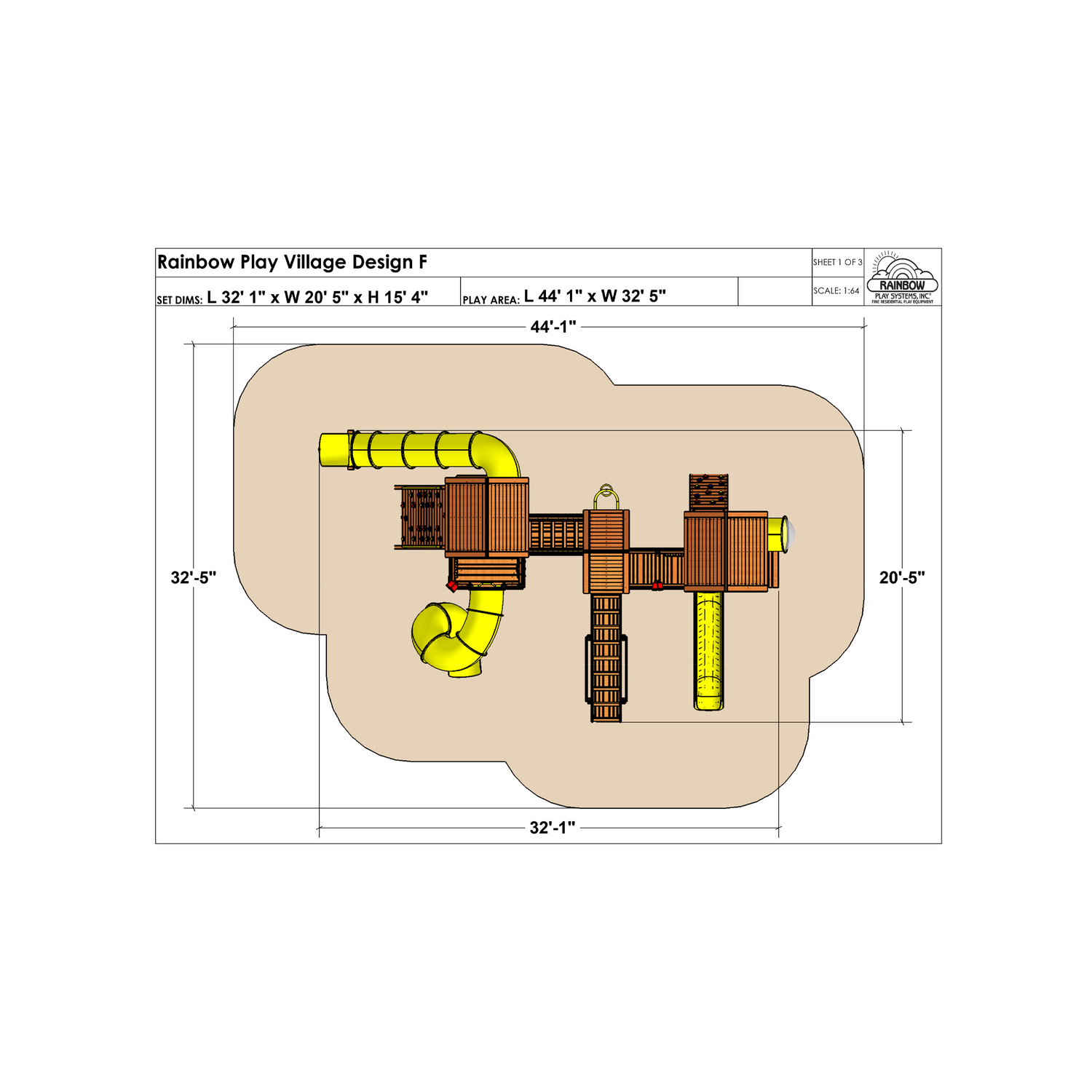 Rainbow Play Village Design F (11) - Rainbow Play of NC